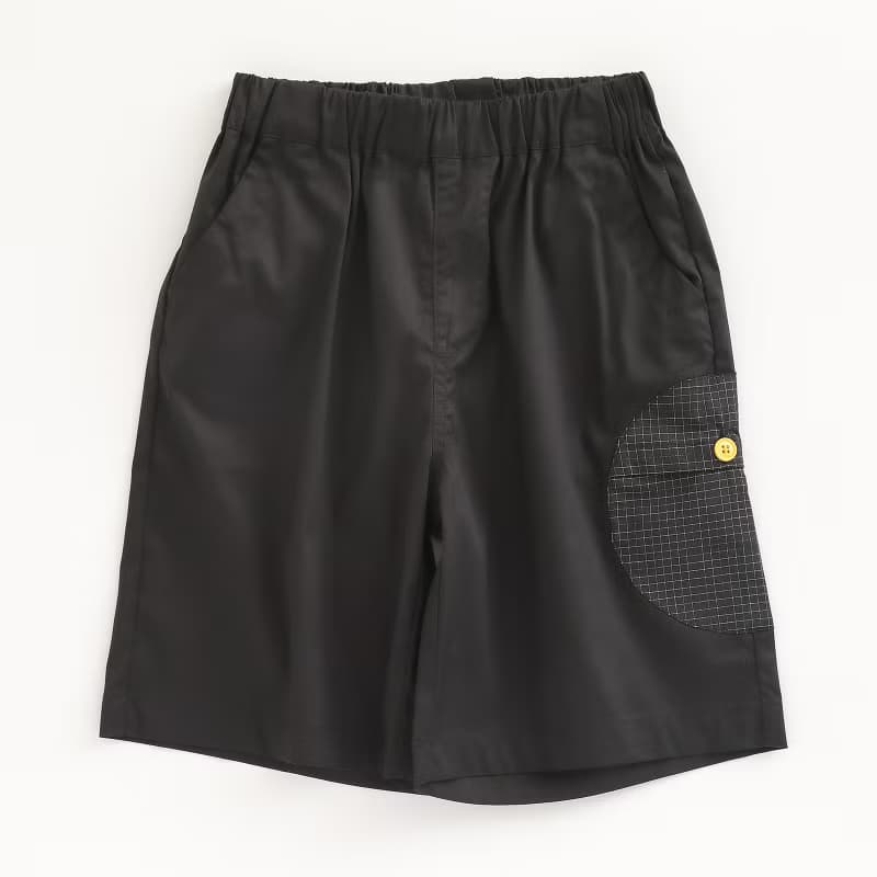 BIR 工裝風黑色短褲