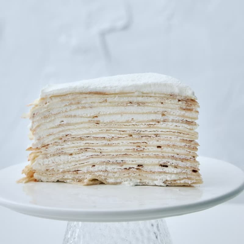 【LS手作甜點】綜合千層蛋糕(香草+抹茶+伯爵+巧克力)(8吋)