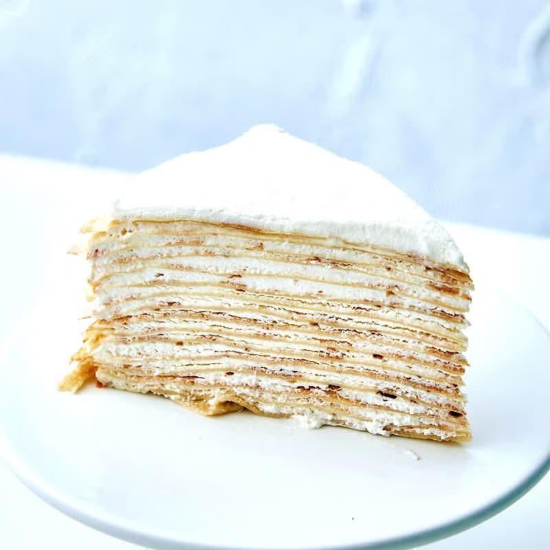 【LS手作甜點】綜合千層蛋糕(香草+抹茶+伯爵+巧克力)(8吋)