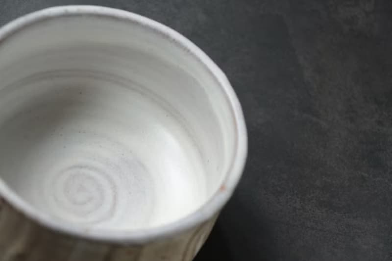 小茶碗  抹泥