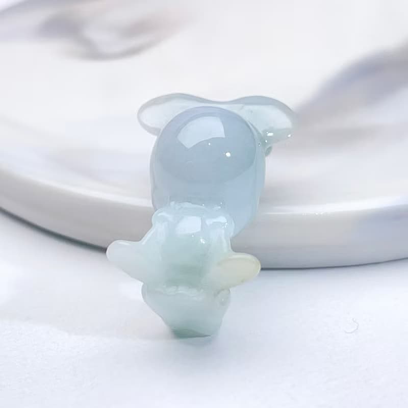 冰糯種翡翠小動物吊飾 | 天然緬甸翡翠A貨 | 送禮