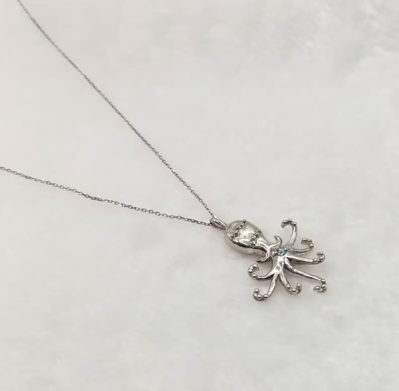 水瓶座項鍊 / 925純銀項鍊 / 純手工製作
