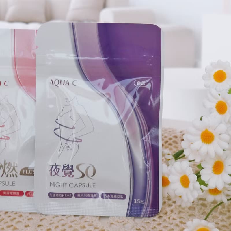 AQUA C.花漾皙 夜覺So 膠囊食品(15粒/包)奶素可食