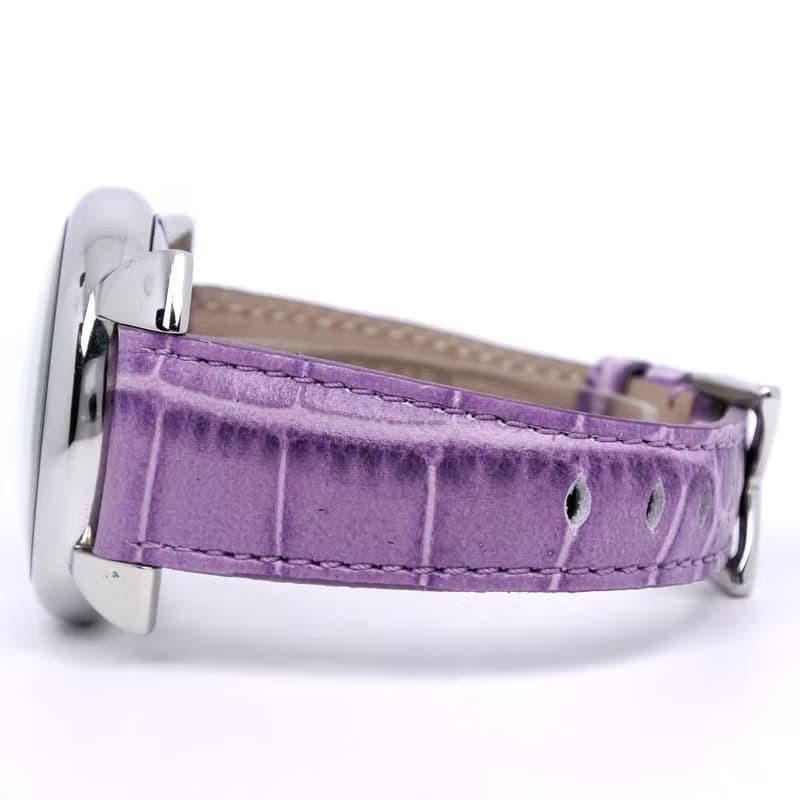 【日本直送】ガガ・ミラノ Gaga Milano マヌアーレ40 腕時計 SS × レザー シルバー クオーツ ホワイトシェル文字盤 メンズ【中古】