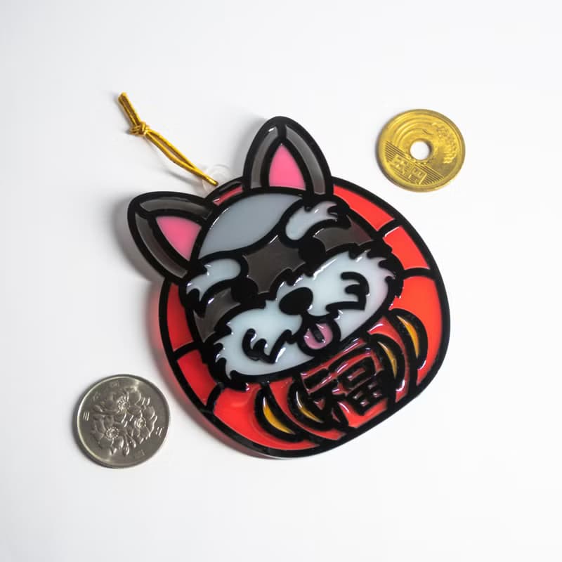 動物達摩 史納莎 掛飾 l 蛇年 福貼 揮春 春聯 招財貓 招福貓