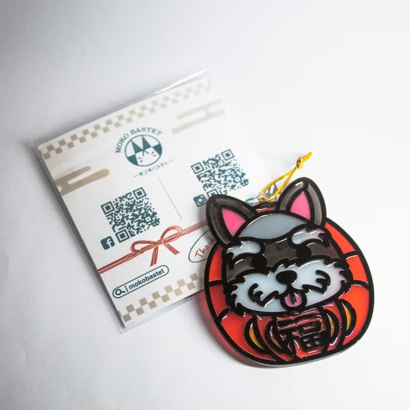 動物達摩 史納莎 掛飾 l 蛇年 福貼 揮春 春聯 招財貓 招福貓