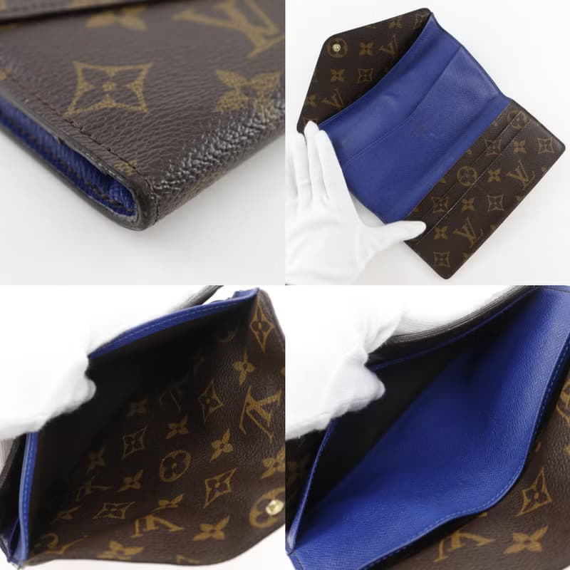 【日本直送】ルイ・ヴィトン LOUIS VUITTON ポルトフォイユジョゼフィーヌ 長財布 三つ折り M60164 モノグラム 茶 SP5111 【中古】