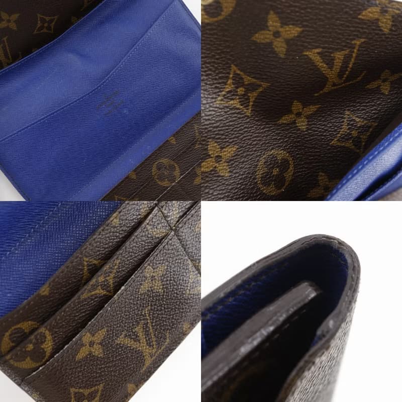 【日本直送】ルイ・ヴィトン LOUIS VUITTON ポルトフォイユジョゼフィーヌ 長財布 三つ折り M60164 モノグラム 茶 SP5111 【中古】
