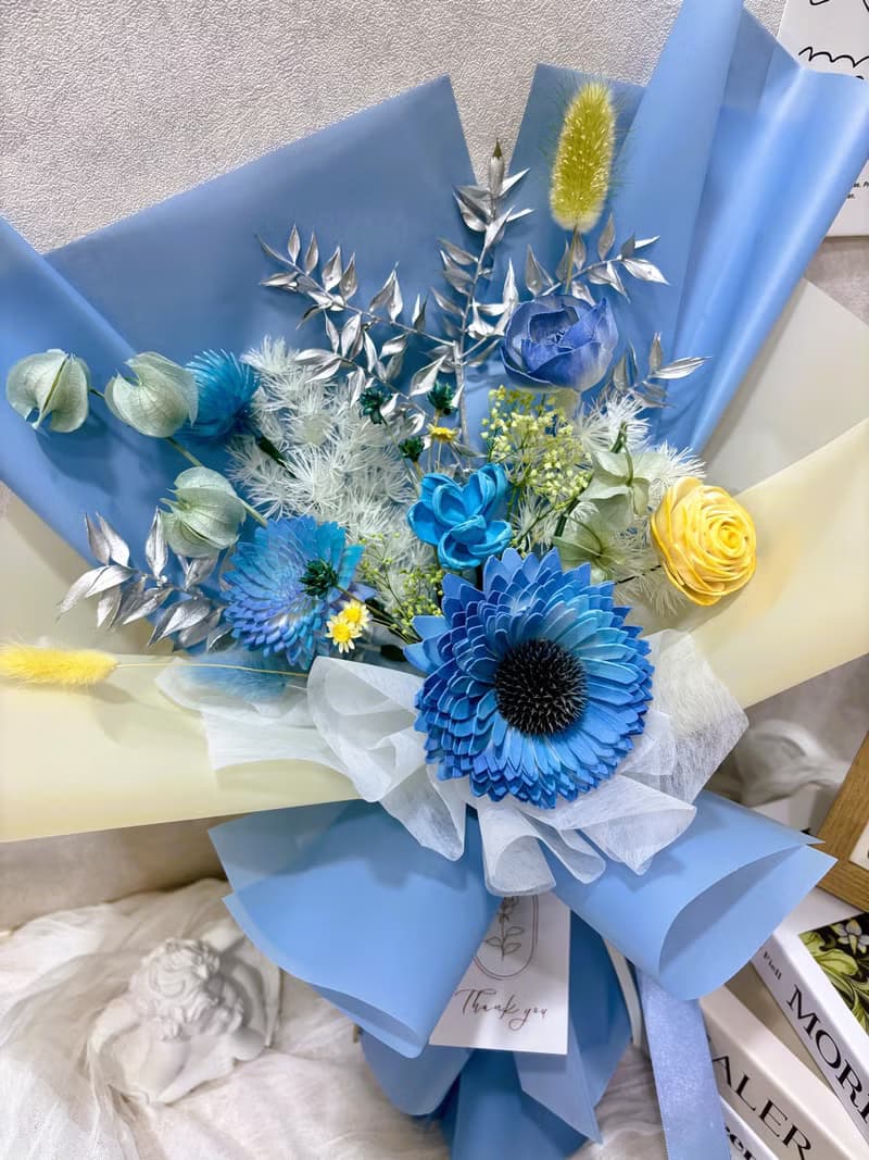 乾燥太陽花花束(M)