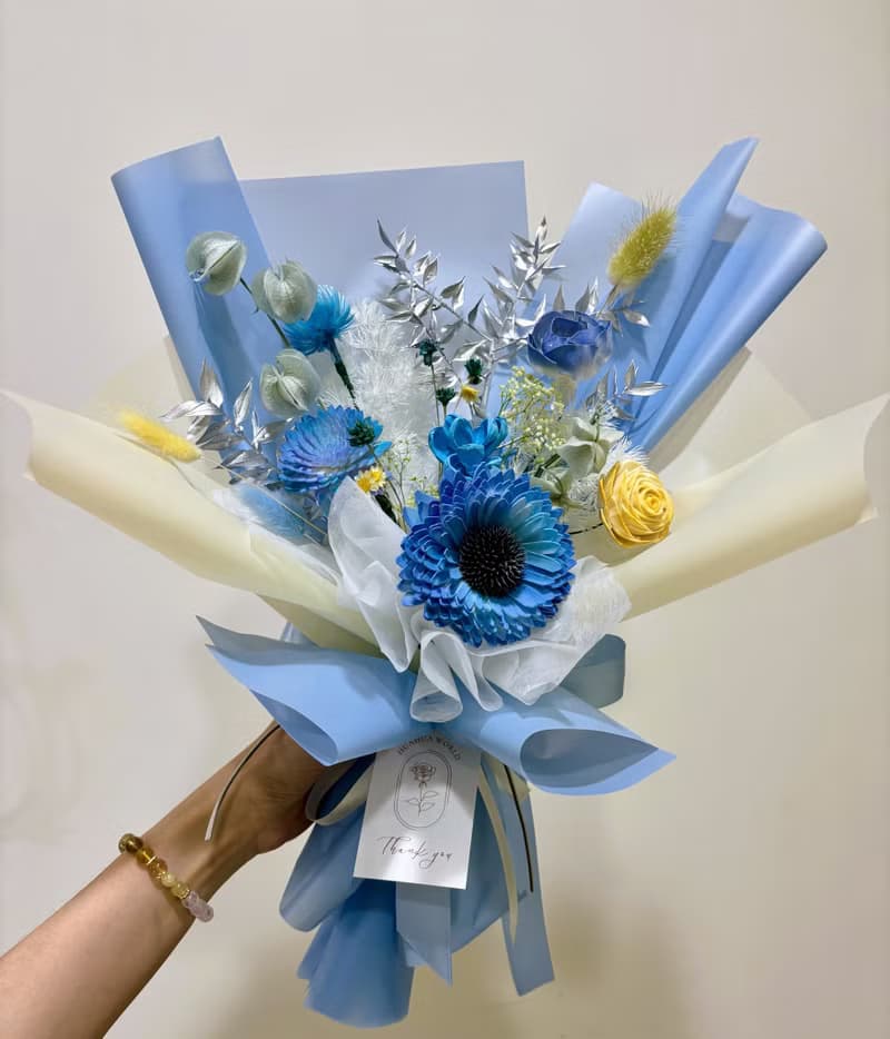 乾燥太陽花花束(M)