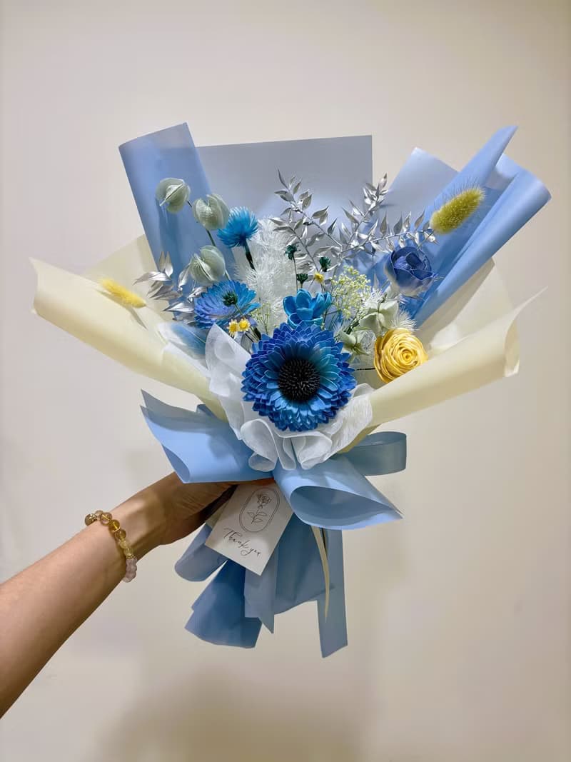 乾燥太陽花花束(M)