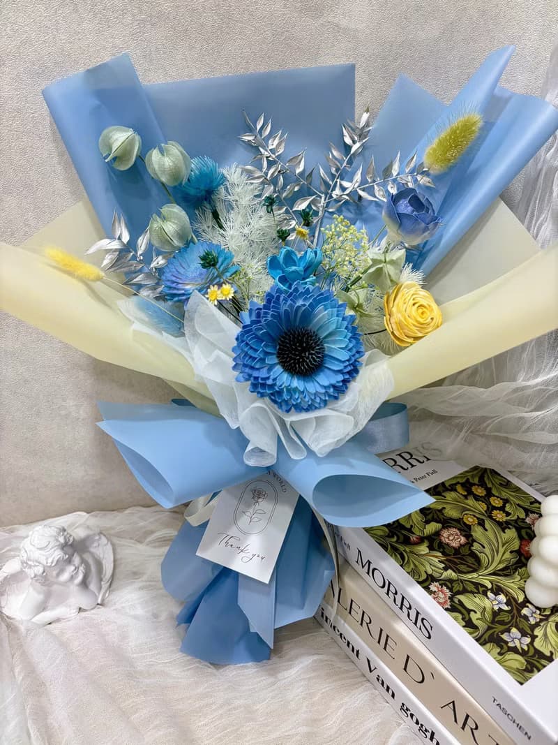 乾燥太陽花花束(M)