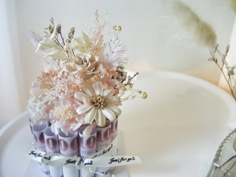 母親節 有錢花蛋糕 鈔票蛋糕 祝賀蛋糕 紙鈔蛋糕 生日蛋糕 永生花