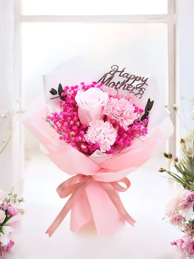 母親節永生花花束-4色可選