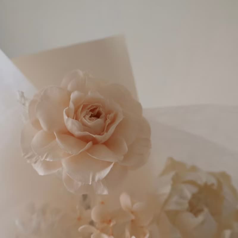 情人節玫瑰花束 陽光奶油色 擴香花束 生日 週年禮物