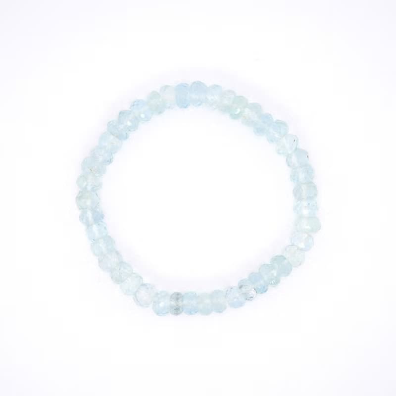 寶麗金珠寶-天然海水藍寶手鍊