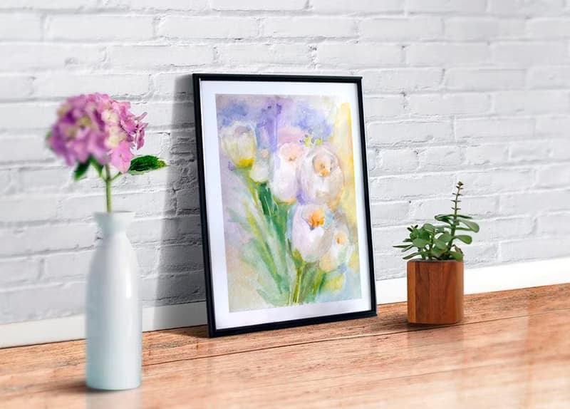 Floral Original Watercolor Bouquets Painting Flower Still Life 手工水彩 原创水彩