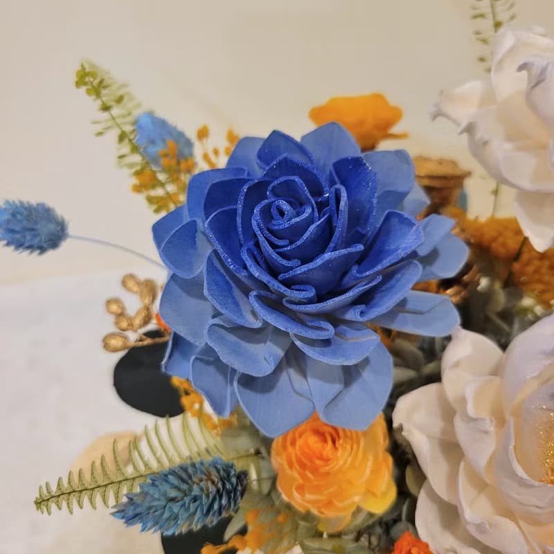 索拉桌花。盆花。擺飾。附包裝。開幕花禮。擴香