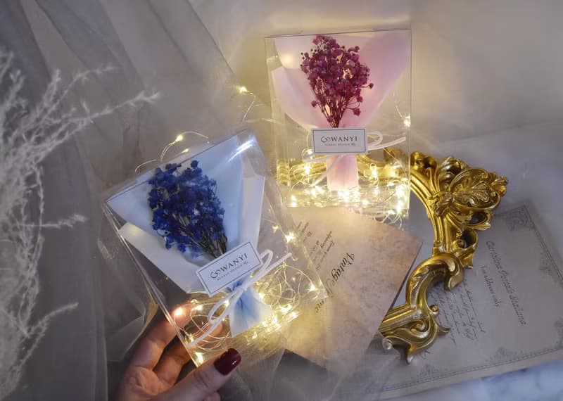 滿天星小花束  乾燥花 情人節 畢業花束 婚禮小物 送禮  乾燥花束