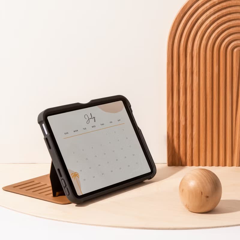ZUGU iPad case超薄防震保護殼 - 12.9吋質感棕