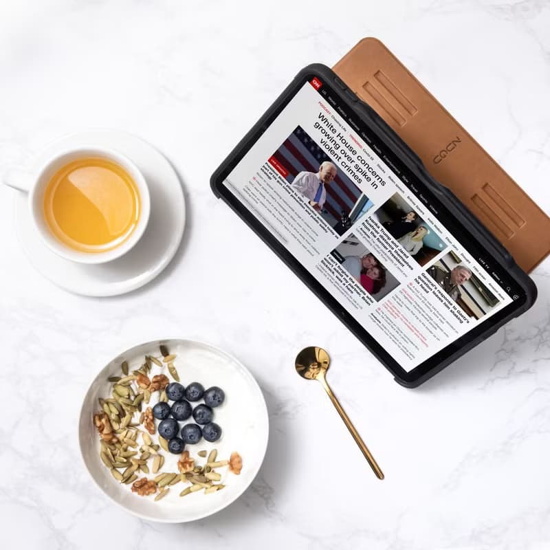 ZUGU iPad case超薄防震保護殼 - 12.9吋質感棕