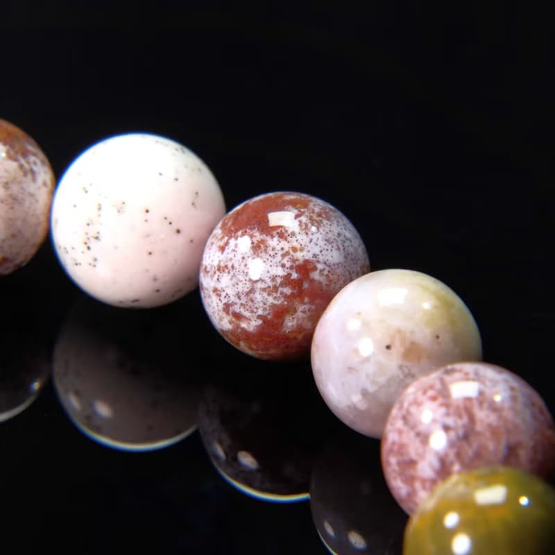 海洋碧玉水晶手鍊│10mm 舒緩情緒 和諧心靈 增進人緣 開運飾品