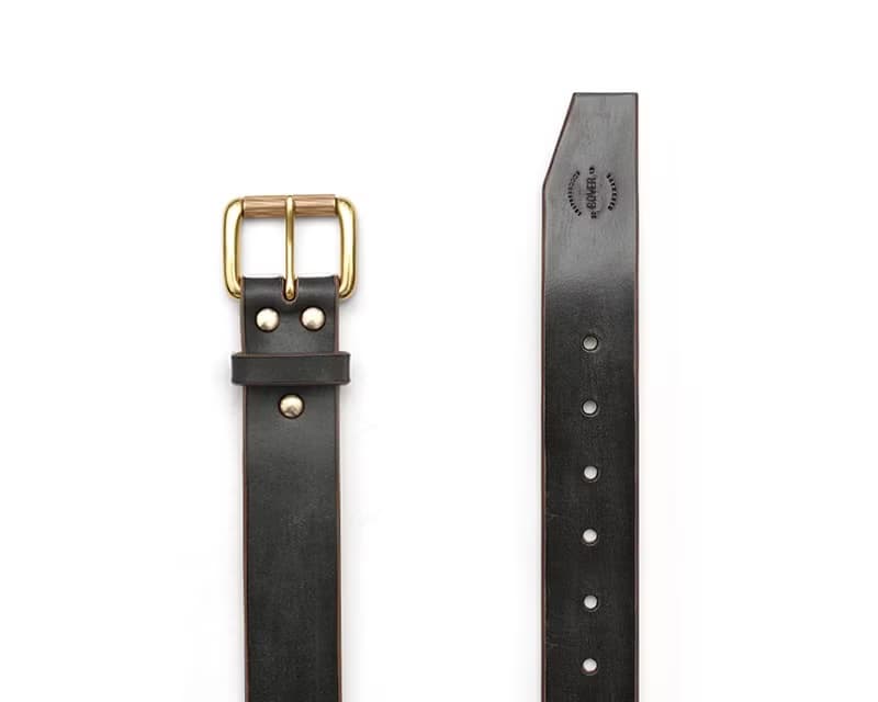 英國馬韁革皮帶 真皮腰帶 銅扣 寛牛皮褲帶 禮物【免費刻英文名】