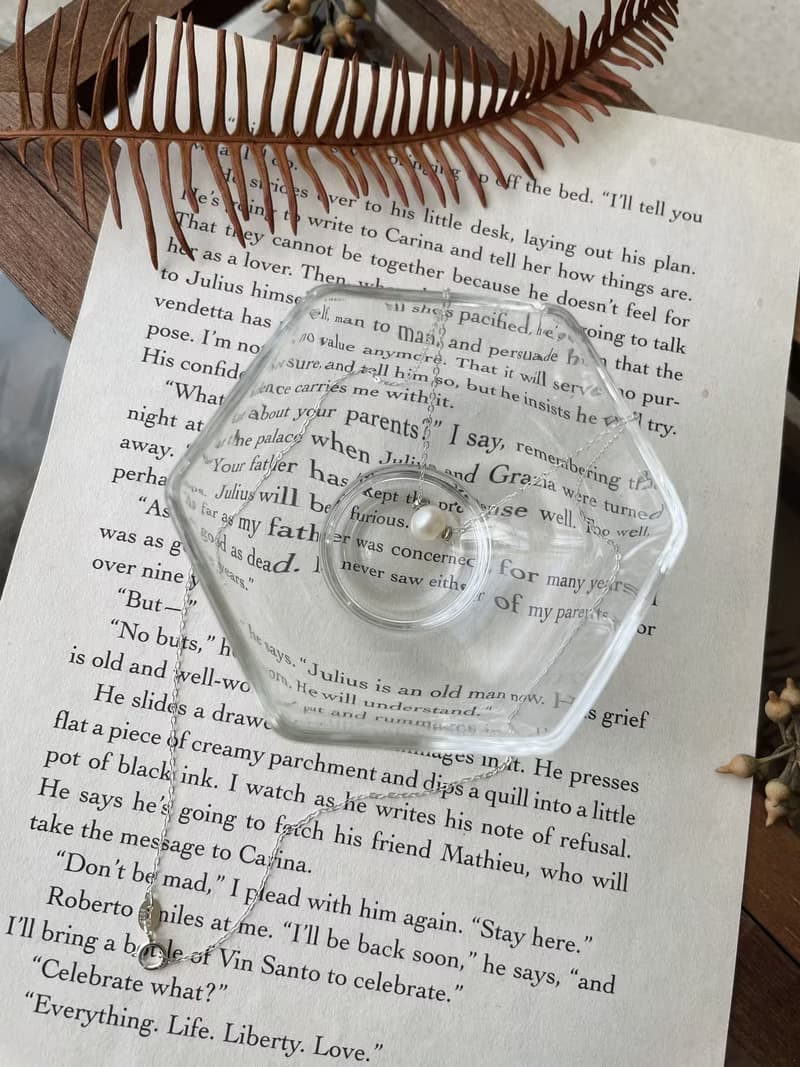 天然淡水珍珠 純銀項鍊 珍珠鎖骨鍊