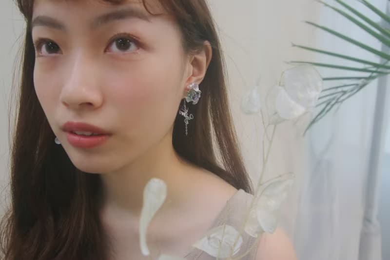 紫陽繡球 流蘇耳針/ 耳夾