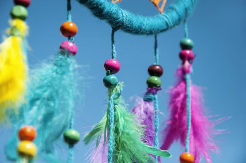 民族風 手工編織棉麻南美捕夢網吊飾dream Cather-Mandala曼陀羅