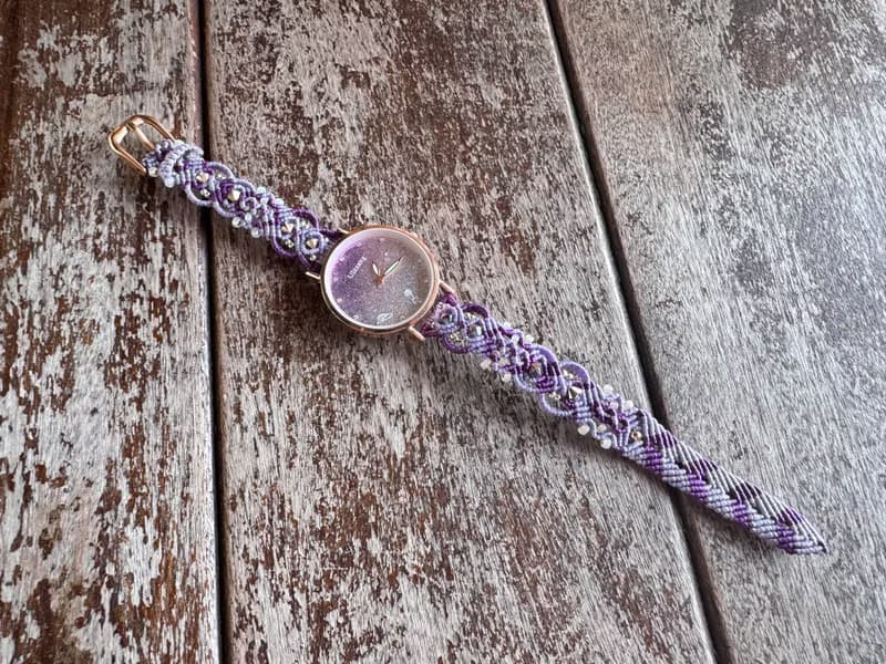 250511 Macrame 編織 手錶