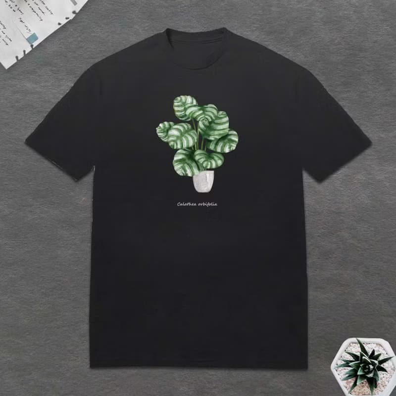 植物 青蘋果竹芋 T恤 觀葉植物