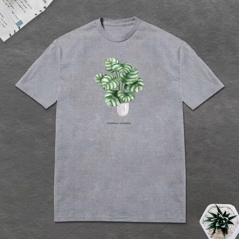 植物 青蘋果竹芋 T恤 觀葉植物