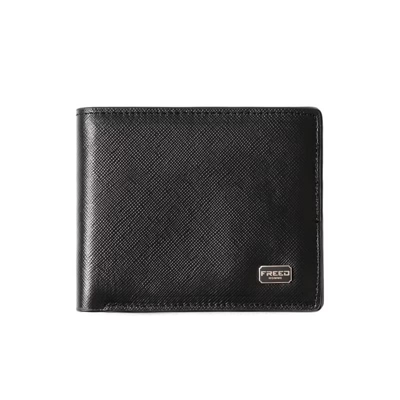 【FREED】經典Saffiano 十字紋短夾 聖誕禮物  生日禮物聖誕禮物