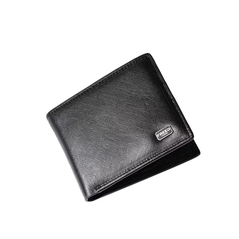 【FREED】經典Saffiano 十字紋短夾 聖誕禮物  生日禮物聖誕禮物