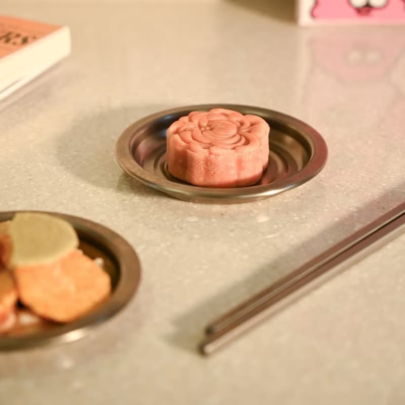 純鈦小鈦碟 2入組/ 烤肉醬料碟/碟子/醬料碟/點心盤/禮物