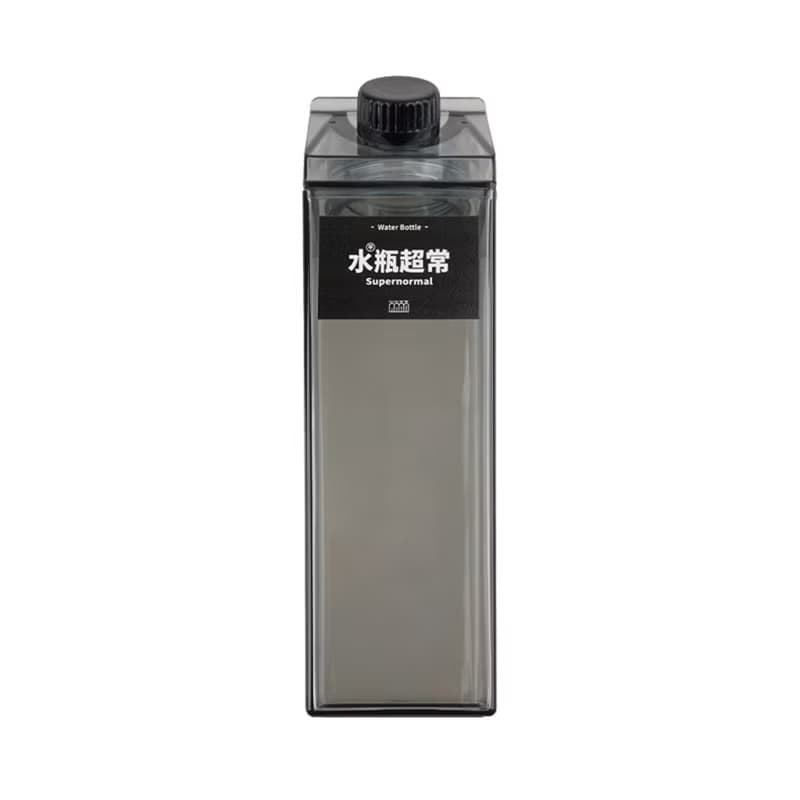 水瓶超常 隨行杯500ml 透明牛奶水杯