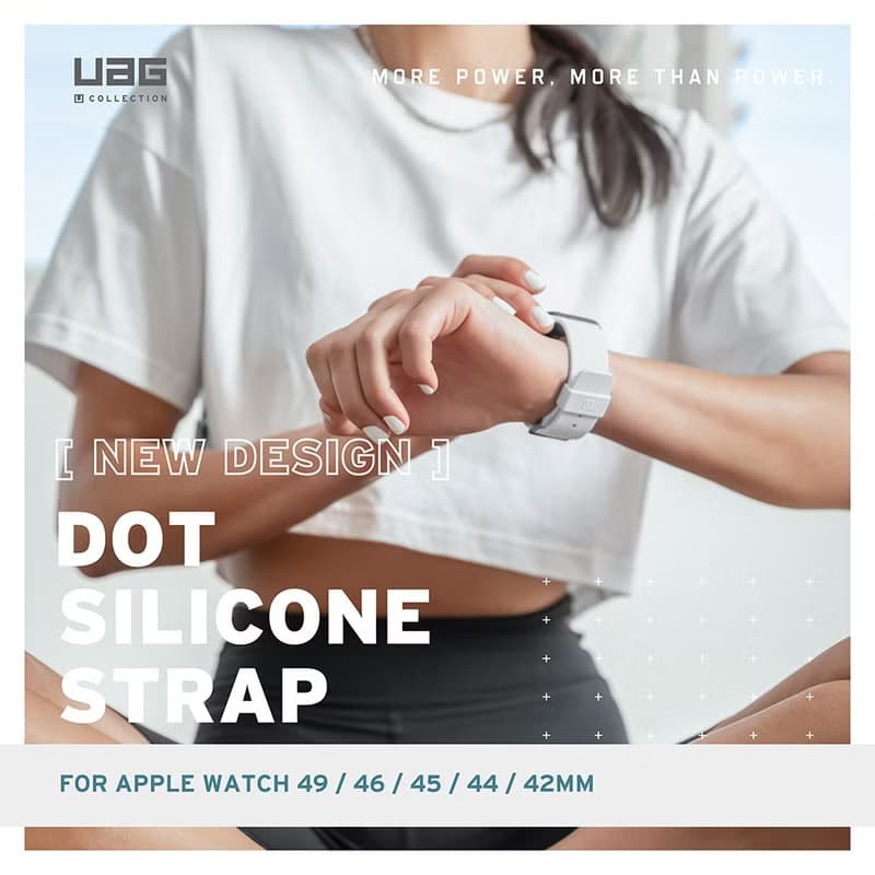 U Apple Watch 42/44/45/46/49mm 舒適矽膠錶帶V2