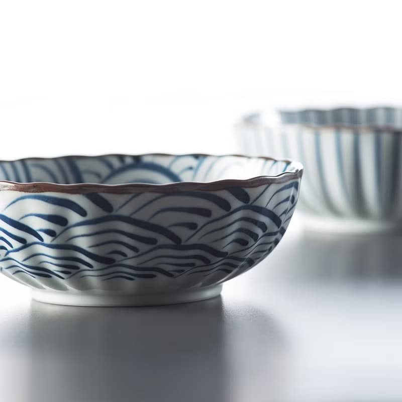 【西海陶器】波佐見燒 職人手繪系列丼飯碗 (2件式) - 禮盒組