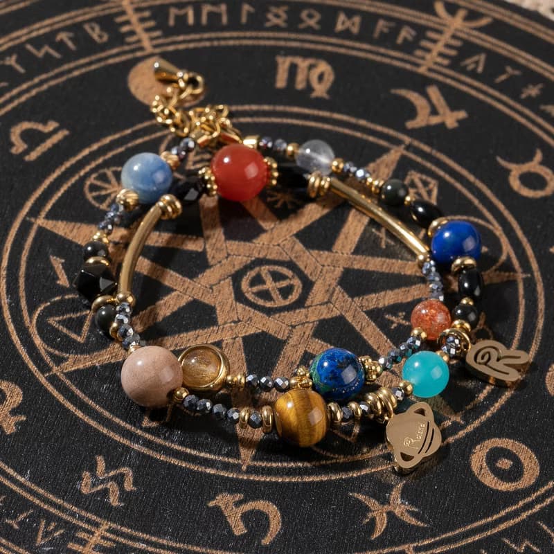 銀河系 | 獨家設計款 | 雙圈手鏈  D24001