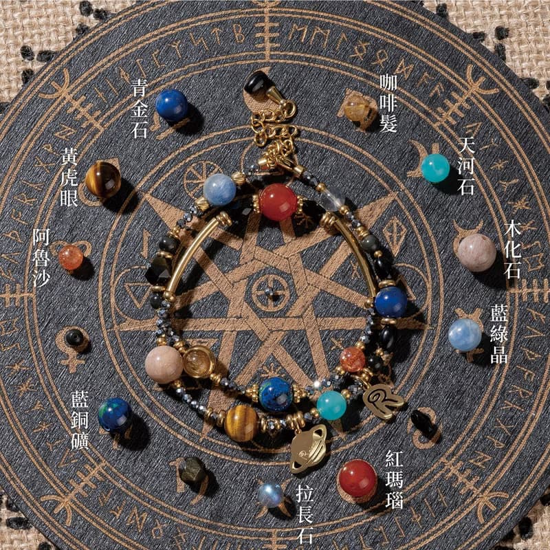 銀河系 | 獨家設計款 | 雙圈手鏈  D24001