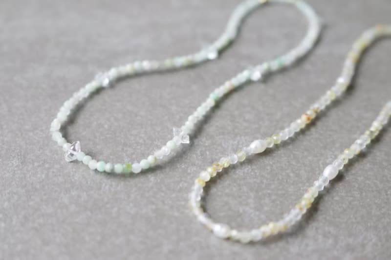 手環 金髮晶 珍珠 - 生日快樂 -