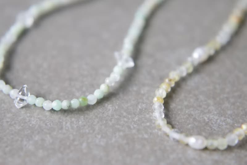 手環 金髮晶 珍珠 - 生日快樂 -