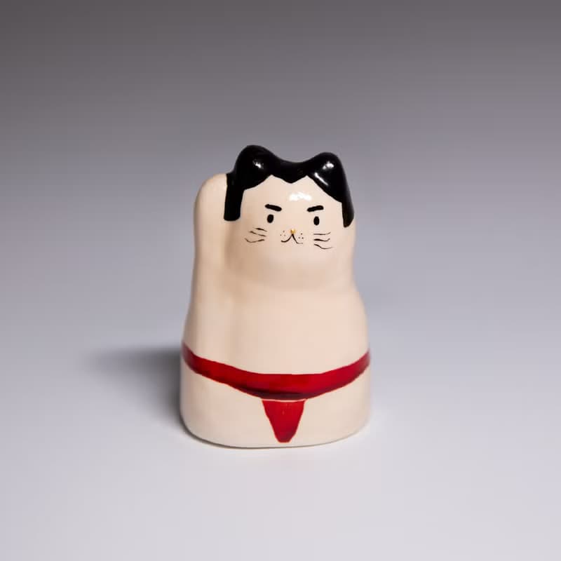 街頭開運招財貓-跟你拚了相撲喵