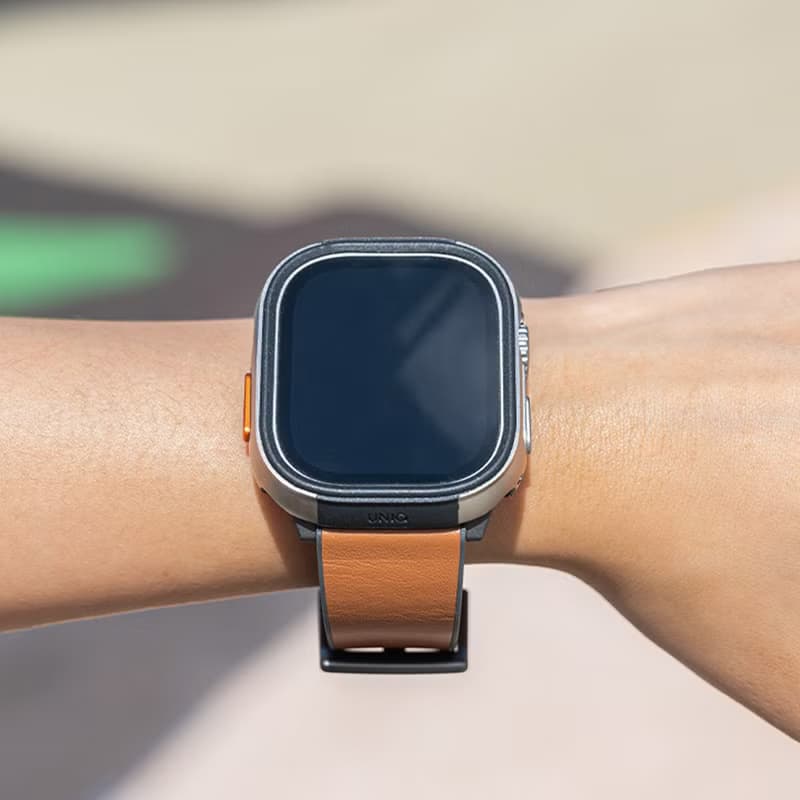 Apple Watch Ultra/Ultra 2 Valencia 輕薄鋁合金防撞殼49mm -銀