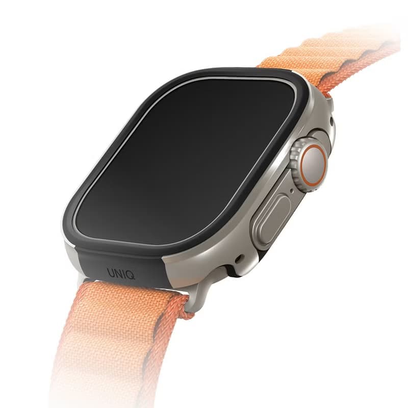 Apple Watch Ultra/Ultra 2 Valencia 輕薄鋁合金防撞殼49mm -銀