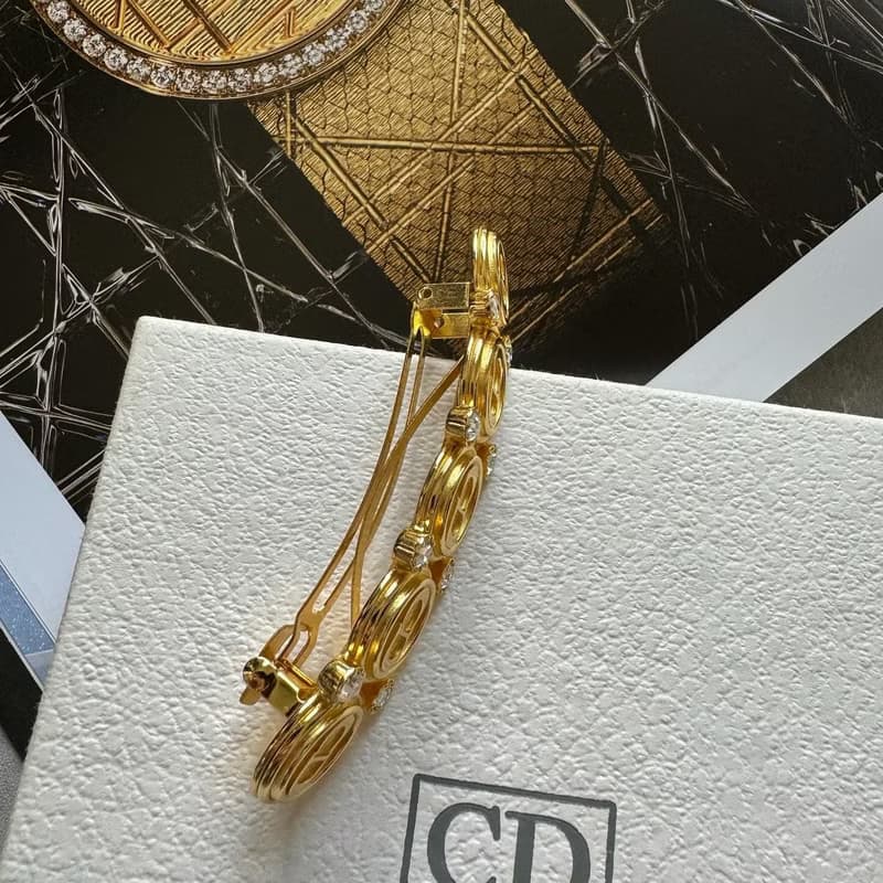 中古未使用稀有品 Christian Dior CD logo 髮夾