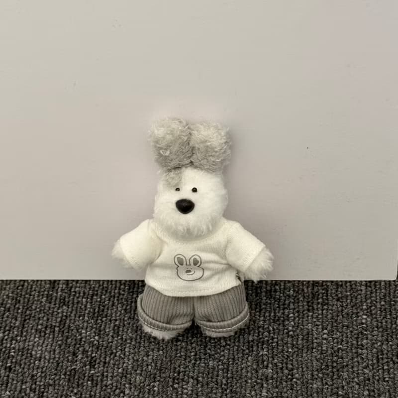 Dog-silver PIPI keyring 2