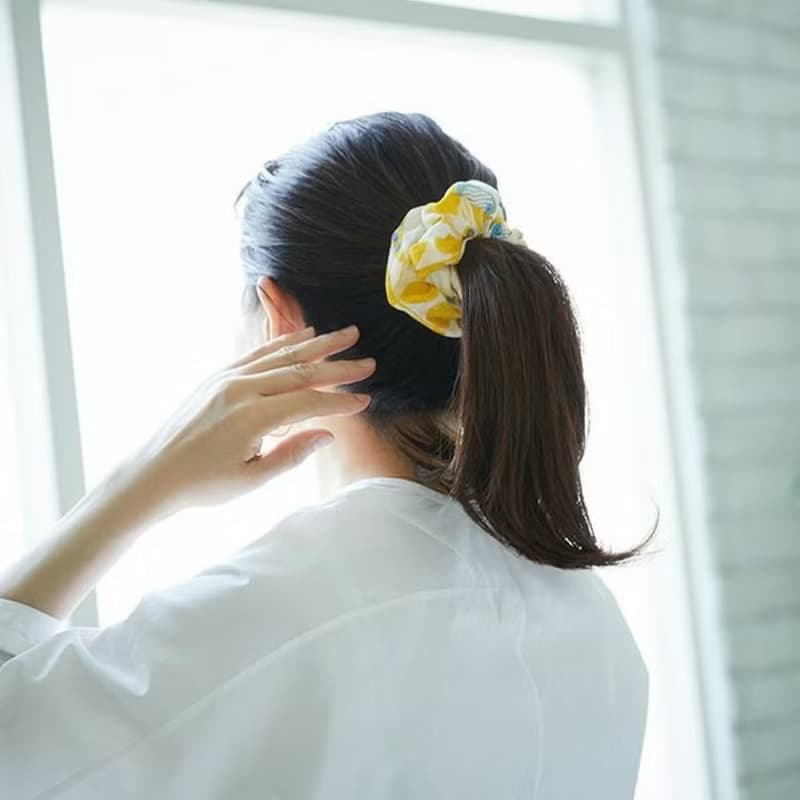 京友禪染髮圈 / 愛麗絲夢遊仙境 粉紅色