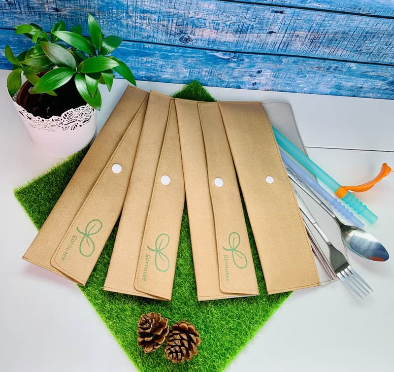 防水收納百寶袋 -  一次滿足餐具麂皮收納袋